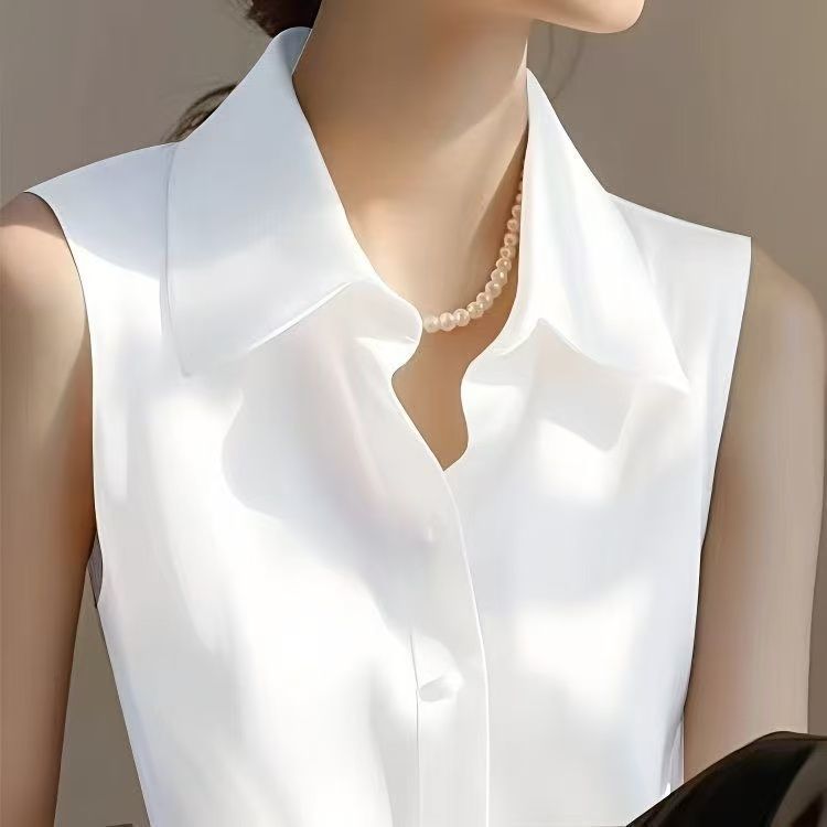 Shirt Camp Collar - Gilet sans manches à col POLO