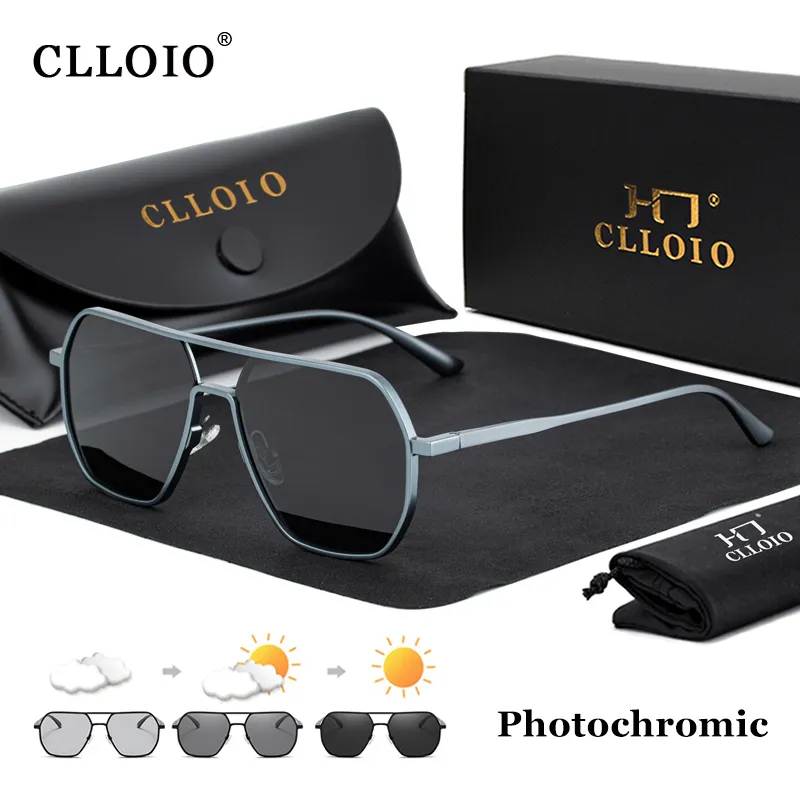Sunglasses Aviator Polarized - CLLOIO – lunettes de soleil photochromiques