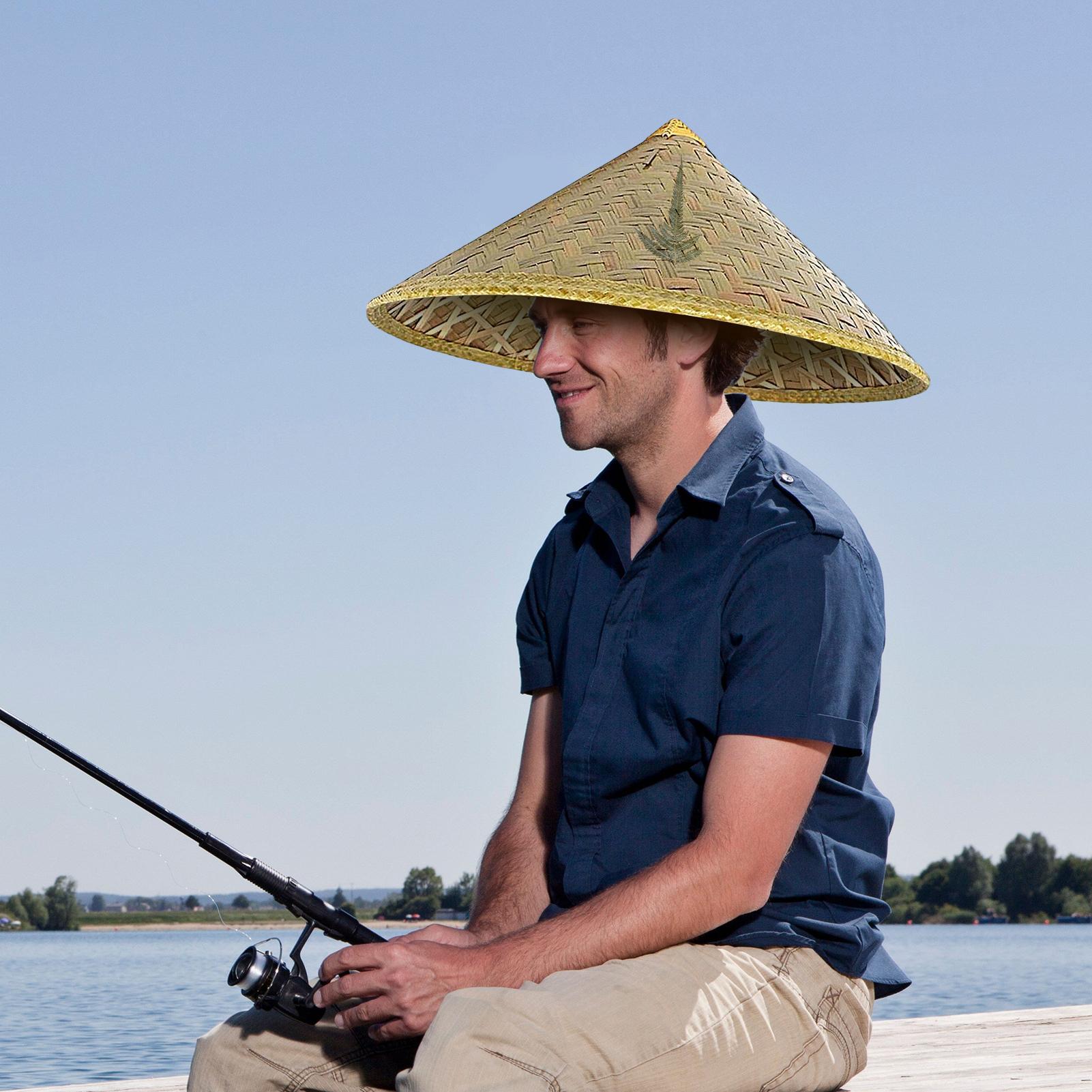 Chapeau de paille chinois fait - Bucket Hat Straw avis et prix
