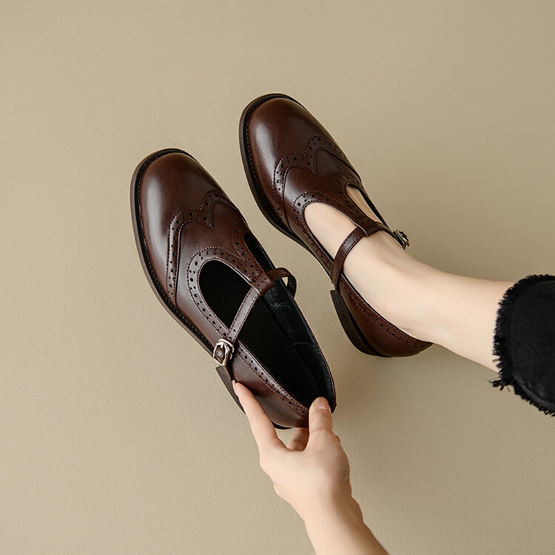 Escarpins en cuir fendu pour f - Casual Sandal Leather avis et prix