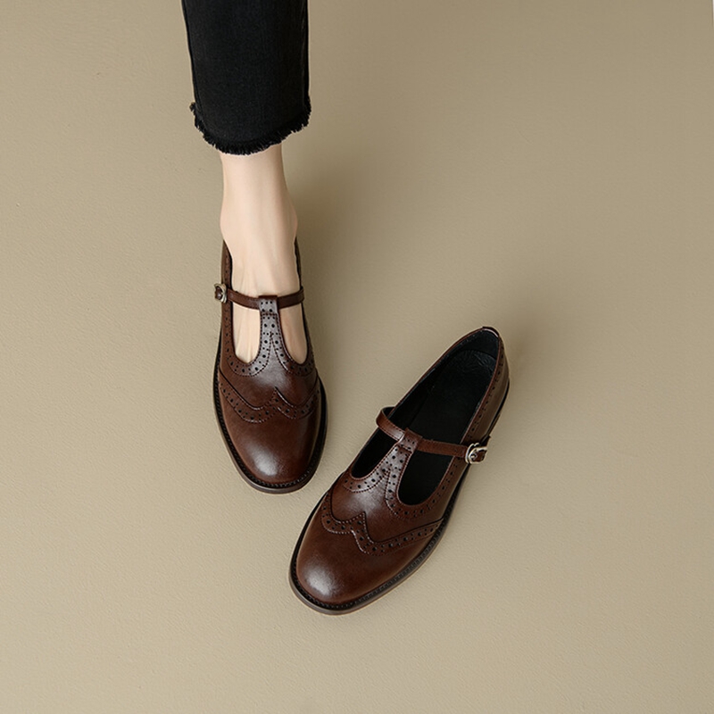 Escarpins en cuir fendu pour f - Casual Sandal Leather avis et prix