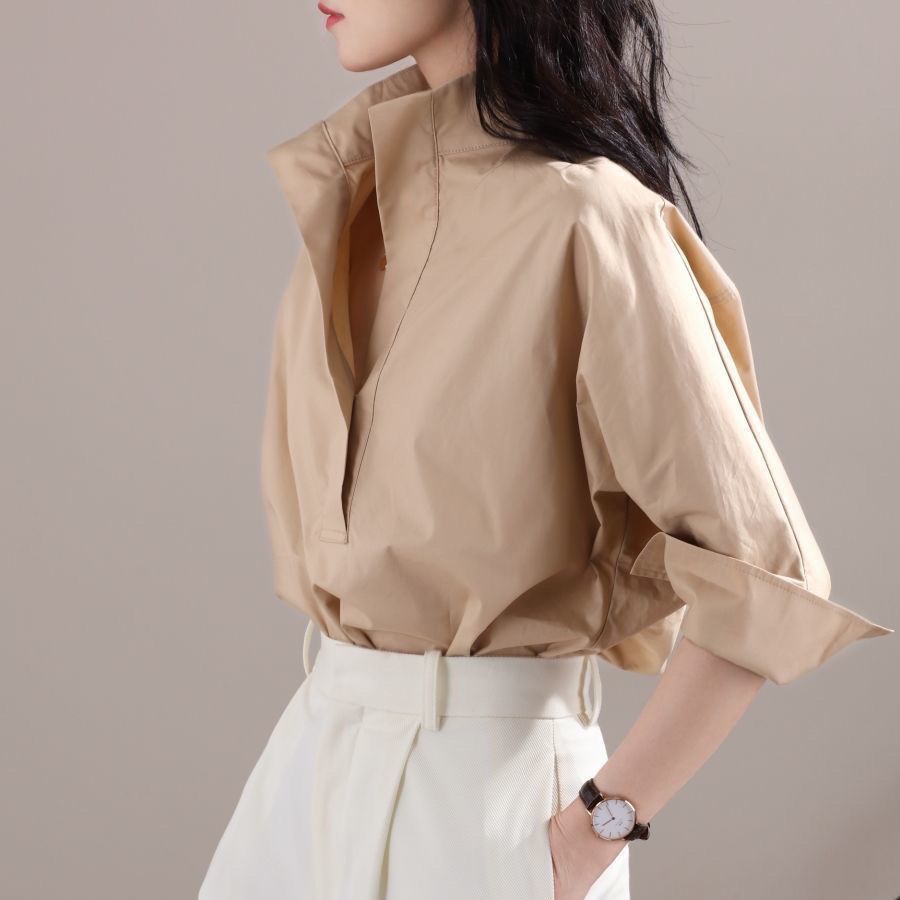 Haut sans manches à col montan - Shirt Camp Collar avis et prix
