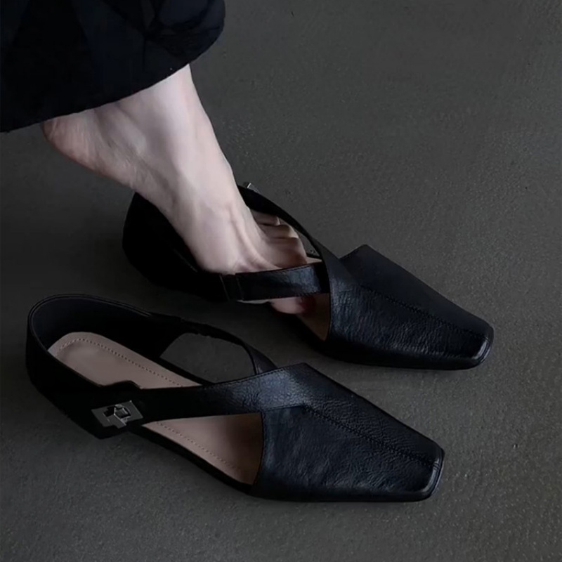Escarpins pour femmes à bout c - Casual Sandal Leather avis et prix